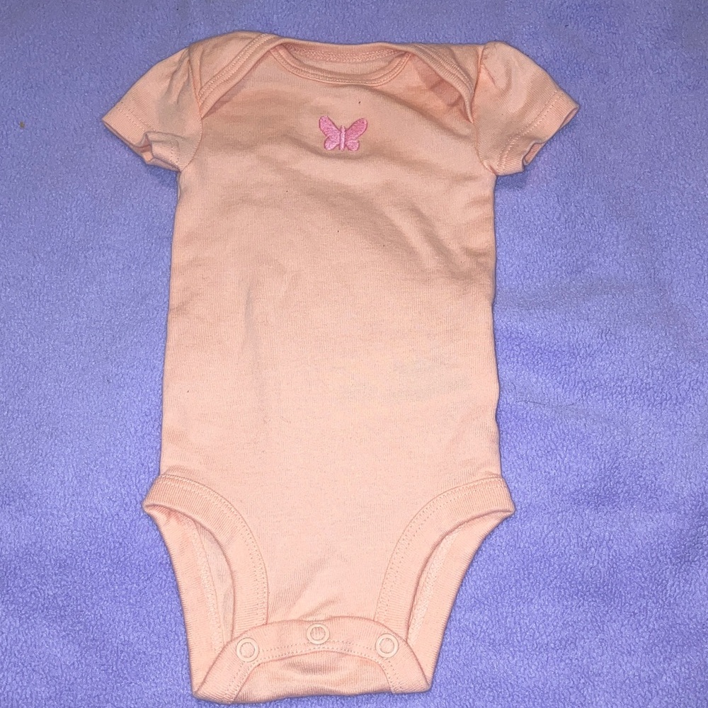 3/$15 Carter's Newborn Butterfly Short Sleeve Bodysuit